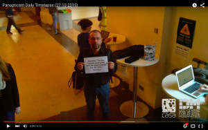 Day 14: Jeremy, "in the future everyone will be anonymous for 15 min." (Banksy) [thanks to L.M.]