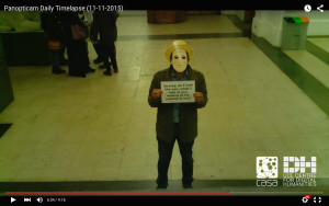 Day 25: Jeremy, do I look like you, while I look at you, looking at me, looking at you? [thanks to J.R. for the mask]