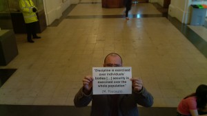 Day 75: "Discipline is exercised over individuals' bodies [...] security is exercised over the whole population" (M. Foucault)