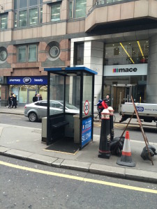 Sentry box on the ring of steel